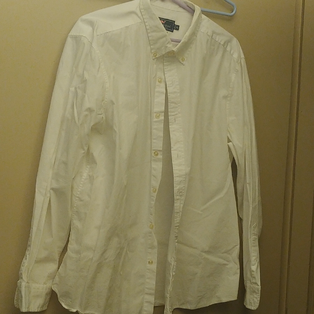 Vineyard Vines White Casual Button Down Shirt